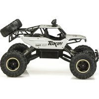 RC auto Rock Crawler 1:12 4WD METAL strieborný