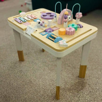 Lulilo Montessori manipulačný stolík LUDO - pastelový