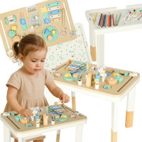 Lulilo Montessori manipulačný stolík LUDO - farebný