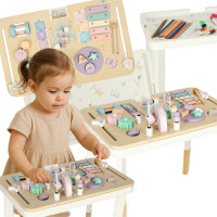 Lulilo Montessori manipulačný stolík LUDO - pastelový