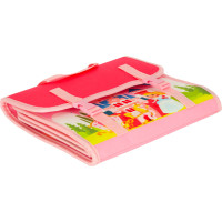 Zmyslová manipulačná Montessori quiet book - Ružová aktovka