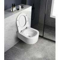 Isvea SISTEMA A závesná WC misa, Rimless, 36x53, 5cm, biela 10SL02001