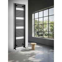 Aqualine DIRECT vykurovacie teleso s bočným pripojením 450x1680mm, čierna mat ILR64B