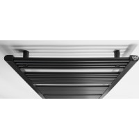 Aqualine DIRECT vykurovacie teleso s bočným pripojením 600x1320mm, čierna mat ILR36B