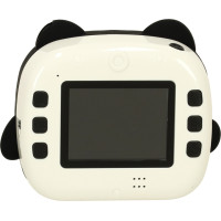 Detský instantný fotoaparát s tlačou - Panda - biely