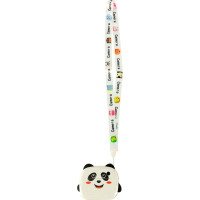 Detský instantný fotoaparát s tlačou - Panda - biely