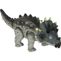 Diaľkovo ovládaný chodiaci dinosaurus RC Triceratops so zvukmi a svetlom