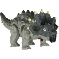 Diaľkovo ovládaný chodiaci dinosaurus RC Triceratops so zvukmi a svetlom