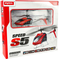 SYMA S5 RC vrtuľník 3CH červený