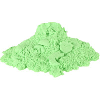 Kinetický piesok 1kg v sáčku - zelený