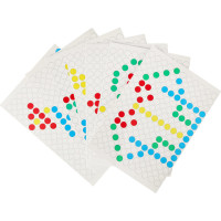 Magnetická tabuľa Montessori bodky - žltá