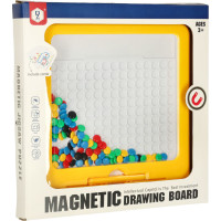 Magnetická tabuľa Montessori bodky - žltá
