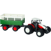 RC diaľkovo ovládaný poľnohospodársky traktor s prívesom 2.4G 3.7V 500mAh