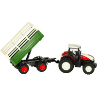 RC diaľkovo ovládaný poľnohospodársky traktor s prívesom 2.4G 3.7V 500mAh
