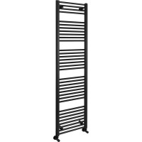 Aqualine DIRECT vykurovacie teleso s bočným pripojením 450x1680mm, čierna mat ILR64B