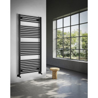 Aqualine DIRECT vykurovacie teleso s bočným pripojením 600x1320mm, čierna mat ILR36B
