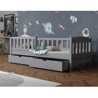 Detská posteľ z masívu borovice BEN so šuplíkmi - 200x90 cm