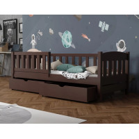 Detská posteľ z masívu borovice BEN so šuplíkmi - 200x90 cm
