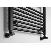 Aqualine DIRECT vykurovacie teleso s bočným pripojením 600x960mm, čierna mat ILR96B
