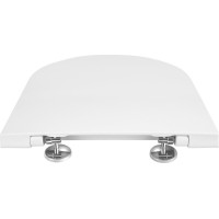 Isvea SISTEMA A WC sedadlo, SLIM, Soft Close, Easy Take, biela 40KF0200I