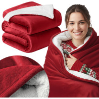 Deka MARLBOROUGH Sherpa 150x200 cm - červená