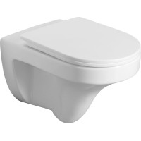Aqualine DENICA závesná WC misa, Vortex Rimless, 36x52cm, biela PS8512