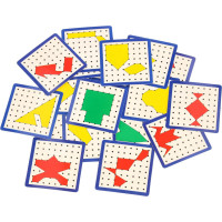 Geoboard - drevená motorická hra s gumičkami