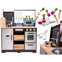 Detská drevená kuchynka LOFT XXL s príslušenstvom 96 cm