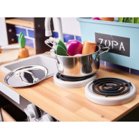 Detská drevená kuchynka LOFT XXL s príslušenstvom 96 cm