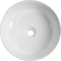 Sapho ALETTE keramické umývadlo na dosku, vysoké, Ø 41cm, biela AR459