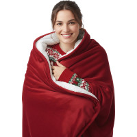 Deka MARLBOROUGH Sherpa 150x200 cm - červená