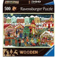 RAVENSBURGER Drevené puzzle Kúzlo Vianoc 500 dielikov