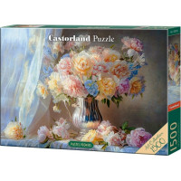CASTORLAND Puzzle Art Collection: Pivonky 1500 dielikov