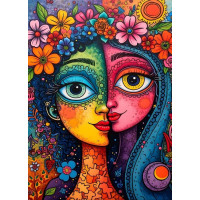 ALIPSON Puzzle Farebné duo 1500 dielikov