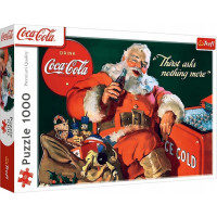 TREFL Puzzle Coca-Cola: Santa pri krbe 1000 dielikov