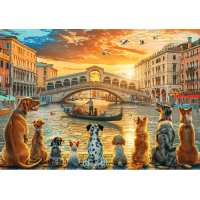 TREFL Puzzle Psy v Benátkach 1000 dielikov