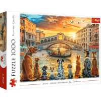 TREFL Puzzle Psy v Benátkach 1000 dielikov