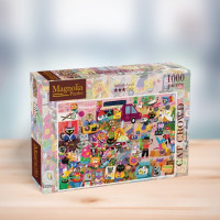 MAGNOLIA Puzzle Mačacie dav 1000 dielikov