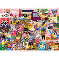 MAGNOLIA Puzzle Mačacie dav 1000 dielikov