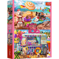 TREFL Puzzle Letný čas 2x500 dielikov