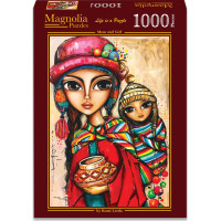MAGNOLIA Puzzle Matka s dcérou 1000 dielikov