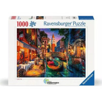 RAVENSBURGER Puzzle Nočné Benátky 1000 dielikov