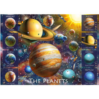 DINO Puzzle Osem planét 500 xl dielikov