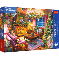 TREFL Puzzle Premium Plus Disney: Vianočná chalúpka 1000 dielikov