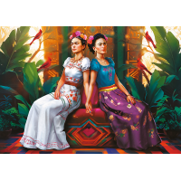 TREFL Puzzle Premium Plus Frida Kahlo: Dve ja 1000 dielikov