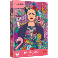 TREFL Puzzle Premium Plus Frida Kahlo: Rozkvitnutá duša 1000 dielikov