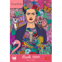 TREFL Puzzle Premium Plus Frida Kahlo: Rozkvitnutá duša 1000 dielikov