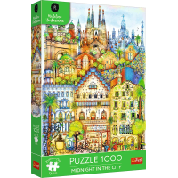 TREFL Puzzle Premium Plus Polnoc v Barcelone 1000 dielikov