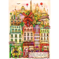 TREFL Puzzle Premium Plus Polnoc v Paríži 1000 dielikov