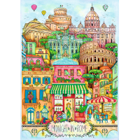 TREFL Puzzle Premium Plus Polnoc v Ríme 1000 dielikov